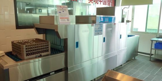 ประเทศจีน Double Insulation Kitchenaid Commercial เครื่องล้างจานสำหรับโรงแรม 59 KW ผู้ผลิต